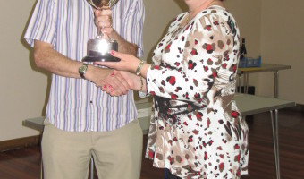   The George Pick Trophy - Most points in all competitions  Winner Julie Marshall