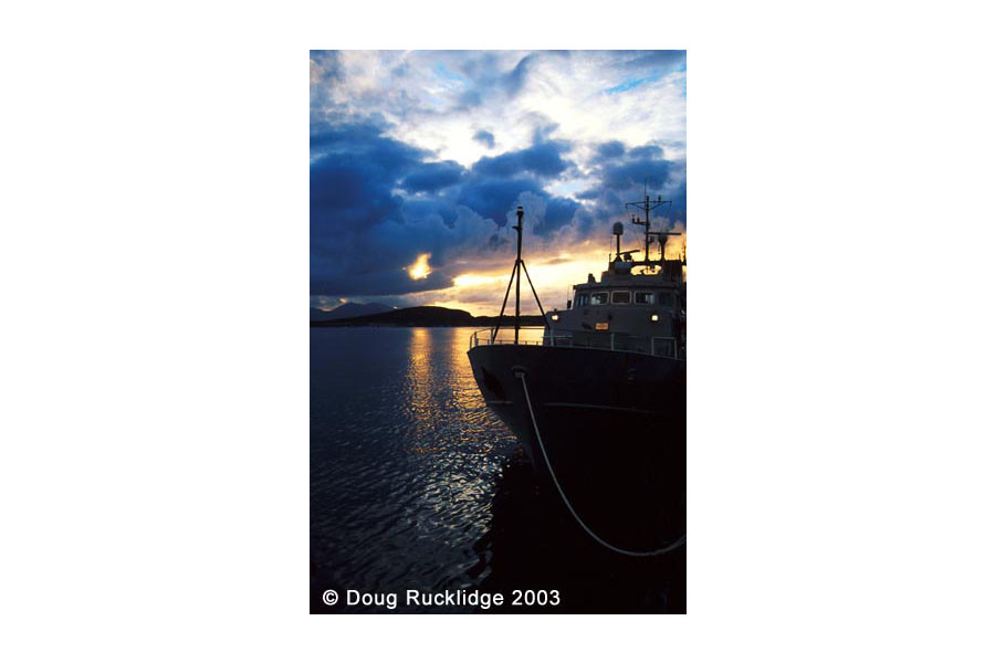 Doug Rucklidge - Evening in Oben Harbour