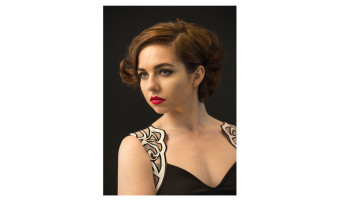 Girl with Red Lips 